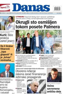 Danas - broj 7976, 1. avg 2019.