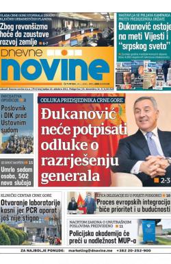 Dnevne novine - broj 2886, 14. jan 2021.