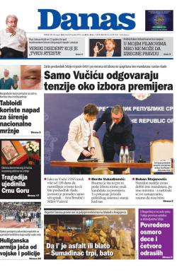 Danas - broj 9074, 15. avg 2022.