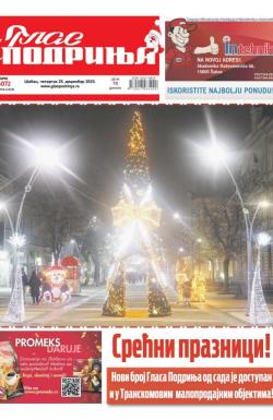 Glas Podrinja - broj 4072, 25. dec 2025.