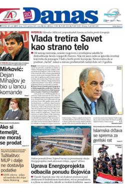 Danas - broj 7235, 21. jul 2017.