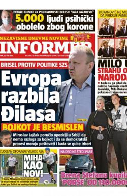 Informer - broj 2455, 22. maj 2020.