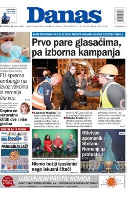 Danas - broj 8522, 28. jan 2021.