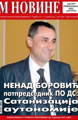 M Novine, Sr. Mitrovica - broj 591, 17. apr 2013.
