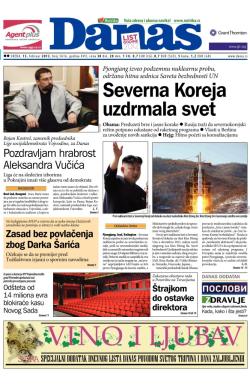 Danas - broj 5616, 13. feb 2013.