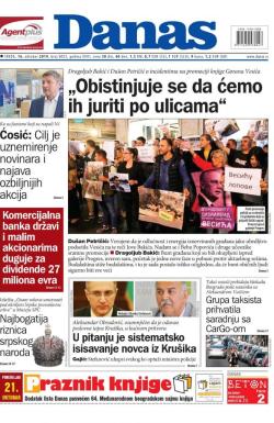 Danas - broj 8052, 16. okt 2019.