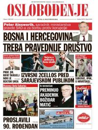 Oslobođenje - broj 24.955, 13. maj 2016.