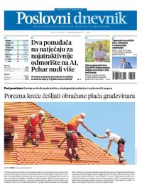 Poslovni Dnevnik - broj 5404, 18. avg 2025.