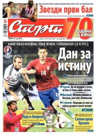 Sport - broj 20.645, 13. jun 2015.