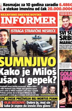 Informer - broj 781, 24. nov 2014.