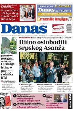 Danas - broj 8055-8056, 19. okt 2019.