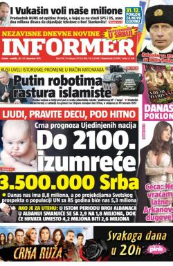 Informer - broj 1114, 26. dec 2015.