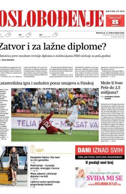 Oslobođenje - broj 26052, 9. jun 2019.
