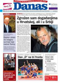 Danas - broj 6896, 16. avg 2016.