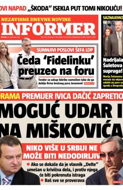Informer - broj 169, 22. nov 2012.
