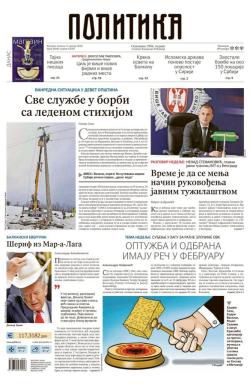 Politika - broj 40264, 11. jan 2026.