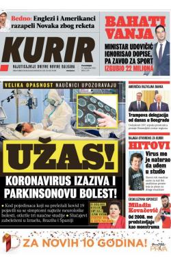 Kurir - broj 2371, 21. sep 2020.