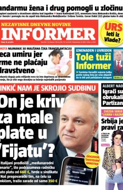 Informer - broj 367, 19. jul 2013.