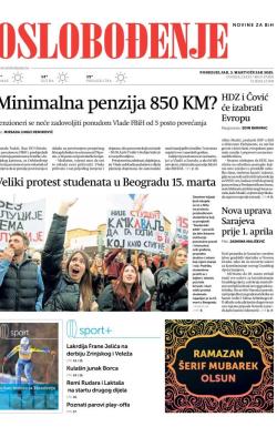 Oslobođenje - broj 27849, 3. mar 2025.