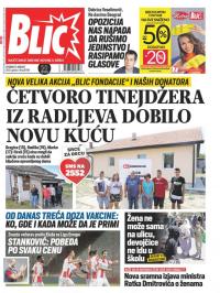 Blic - broj 8789, 17. avg 2021.