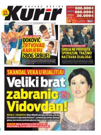 Kurir - broj 3426, 9. apr 2013.