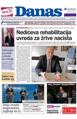 Danas - broj 6651, 15. dec 2015.