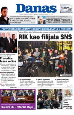 Danas - broj 8954, 5. apr 2022.