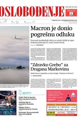 Oslobođenje - broj 26233, 9. dec 2019.