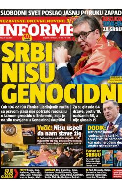 Informer - broj 3682, 24. maj 2024.