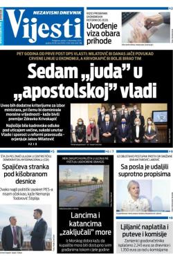 Vijesti - broj 9913, 5. dec 2025.