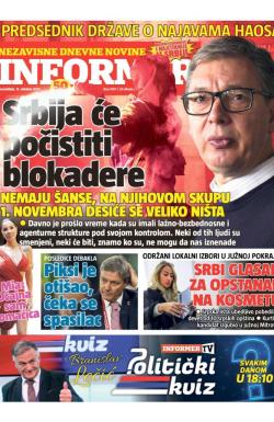 Informer - broj 4107, 13. okt 2025.