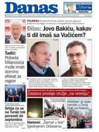 Danas - broj 8137, 9. jan 2020.
