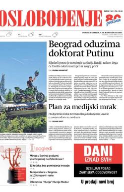 Oslobođenje - broj 27239, 4. mar 2023.