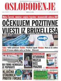 Oslobođenje - broj 24.708, 9. sep 2015.