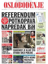Oslobođenje - broj 24.742, 13. okt 2015.