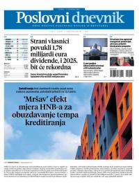 Poslovni Dnevnik - broj 5440, 7. okt 2025.
