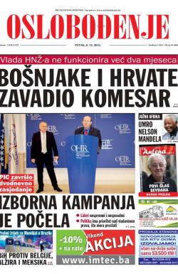 Oslobođenje - broj 24.066, 6. dec 2013.
