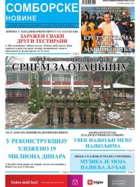 Somborske novine - broj 3526, 21. jan 2022.