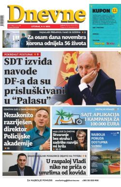 Dnevne novine - broj 3145, 9. nov 2021.