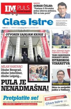 Glas Istre - broj 324, 26. nov 2022.