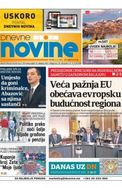 Dnevne novine - broj 3017, 11. jun 2021.