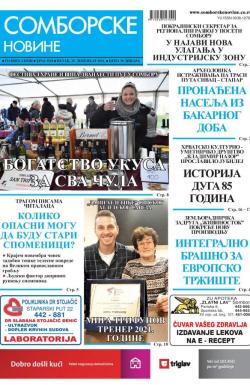 Somborske novine - broj 3520, 10. dec 2021.