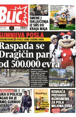 Blic - broj 7603, 16. apr 2018.