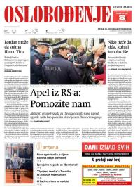 Oslobođenje - broj 26223, 29. nov 2019.