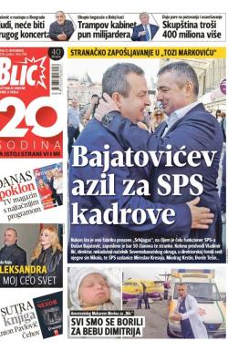 Blic - broj 7108, 25. nov 2016.