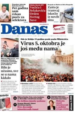 Danas - broj 8041-8042, 5. okt 2019.