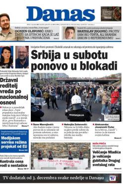 Danas - broj 8829, 1. dec 2021.