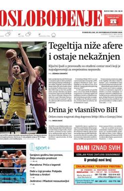 Oslobođenje - broj 26546, 30. nov 2020.