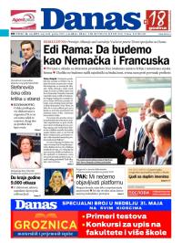 Danas - broj 6448, 26. maj 2015.