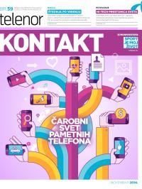 Telenor Kontakt - broj 59, 1. nov 2014.